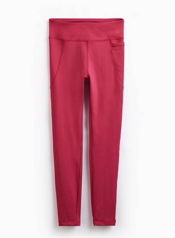 REAKTIV Dark Pink Everyday High Waisted Full Length Core Gym Legging XS